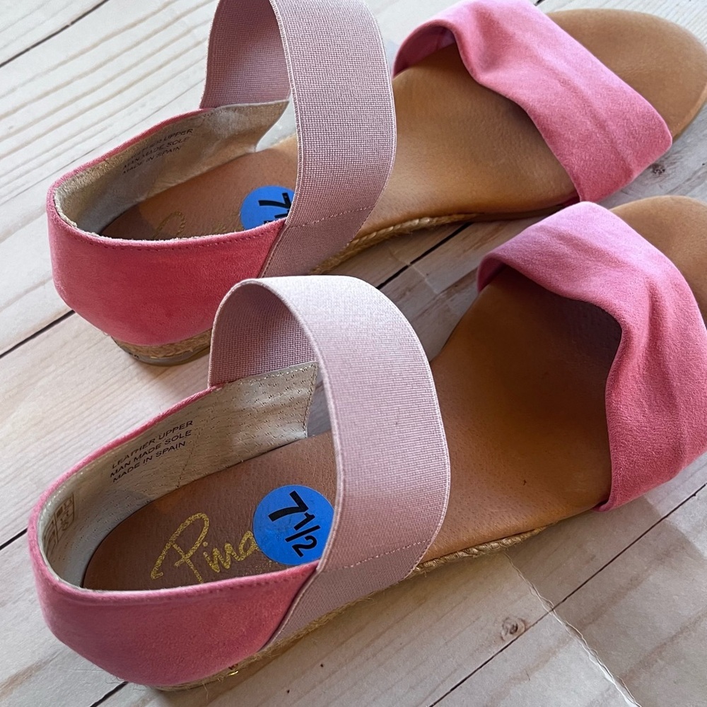 Pimaz Made in Spain Women’s Sandals Espadrille Pink size 7.5 - Picture 4 of 8